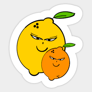 Crazy Oranges Sticker